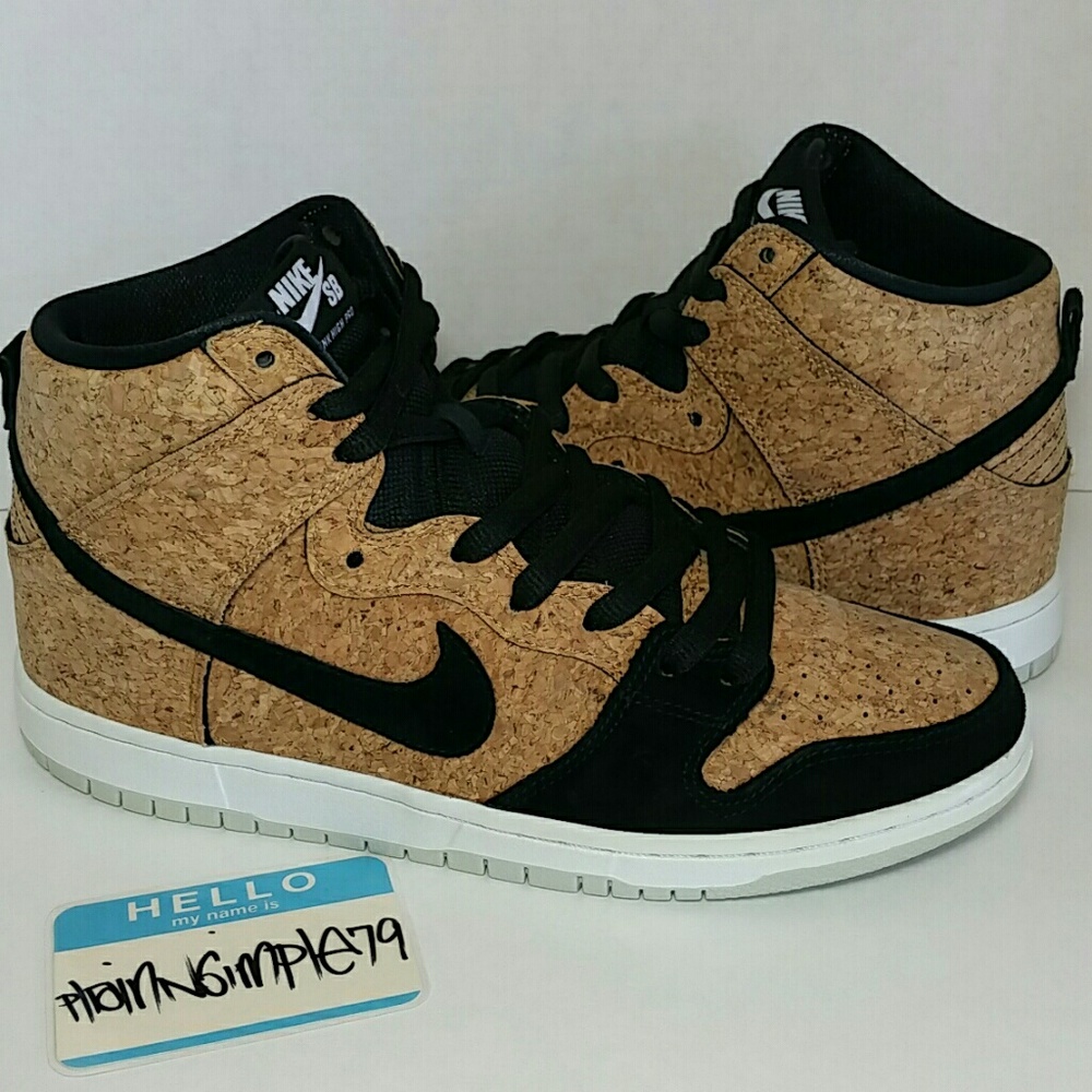 🔴SOLD🔴 Nike Dunk High SB "Cork" size 9.5 - Picture 2 of 8